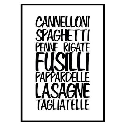 Poster Gallerix Pasta