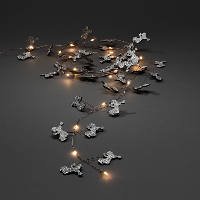 Ljusslinga Gnosjö Konstsmide 19x2 Änglar 20 LED