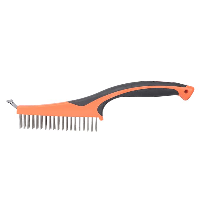 Stålborste Boxer Med Skrapa 3 Rader Rostfritt stål