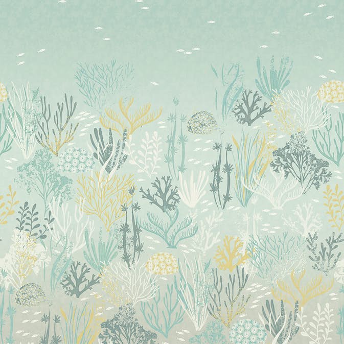 Väggbild Eijffinger Explore Coral Blue 323101