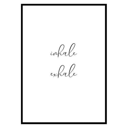 Poster Gallerix Inhale Exhale