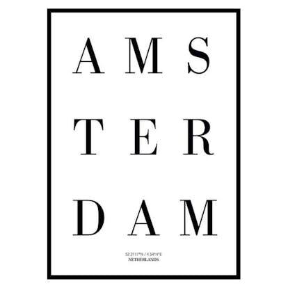 Poster Gallerix Amsterdam