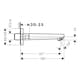 Utloppspip Hansgrohe Metropol 32542000 Krom