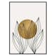 Poster Gallerix Watercolor Gold No1