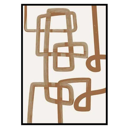 Poster Gallerix Watercolor Maze