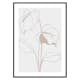 Poster Gallerix Line Art Flower No2