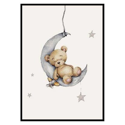 Poster Gallerix Sleeping Teddy