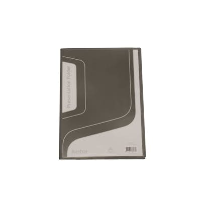 Presentationsfolder KEBA med Låsning Ficka på 1:a Sidan