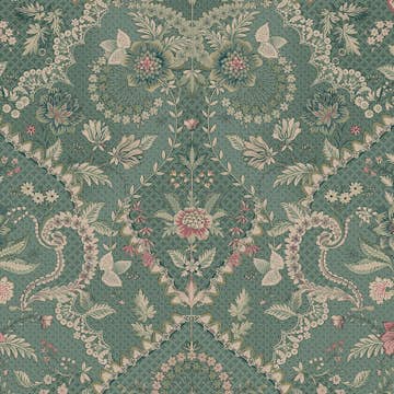 Tapet Eijffinger PIP 2023 333152 Non Woven, Mönstrad Grön