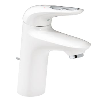 Tvättställsblandare Grohe Eurostyle Vit med Lyftventil