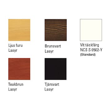Färgtillval Svenska Fönster Helkulör Trä