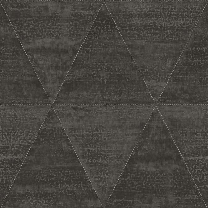 Tapet Origin Slitna Metalltrianglar Svart
