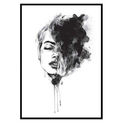 Poster Gallerix Watercolor Face No2