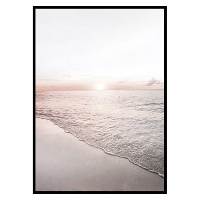 Poster Gallerix Calm Beach Sunset