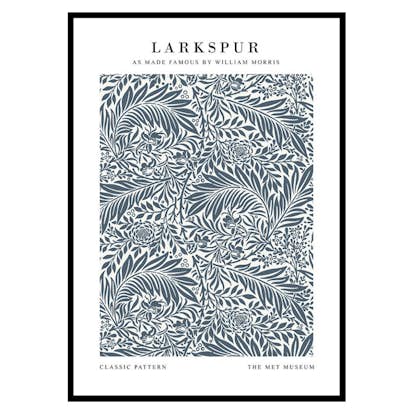 Poster Gallerix William Morris Larkspur