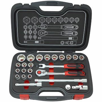 Hylsnyckelset Tecos T-2024 1/2 Tum 24dl