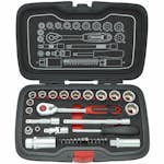 Hylsnyckelset Tecos T-1934 3/8 Tum 34dl