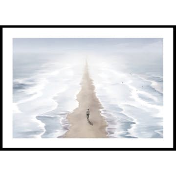 Poster Gallerix Surreal Path Between Seas