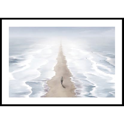 Poster Gallerix Surreal Path Between Seas