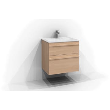 Tvättställsskåp Svedbergs Poem List 450 med 2 Lådor