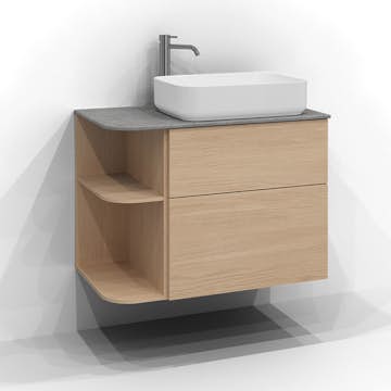 Tvättställsskåp Svedbergs Poem Soft med 2 Lådor