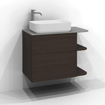 Tvättställsskåp Svedbergs Poem Soft med 2 Lådor