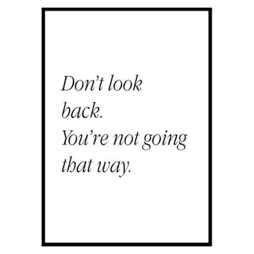 Poster Gallerix Don't Look Back