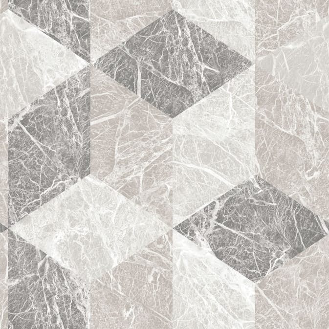 Tapet Origin 3D Marmor Motiv Beige/Mullvadsgrå