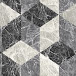 Tapet Origin 3D Marmor Motiv Svart/Grå