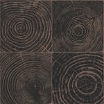 Tapet Origin Tvärsnitt Trädstammar Matt Svart/Glänsande Brons