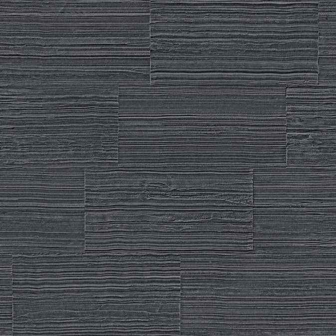 Tapet Origin Grova Retro Naturliga Stenblock Halvstensmur Svart