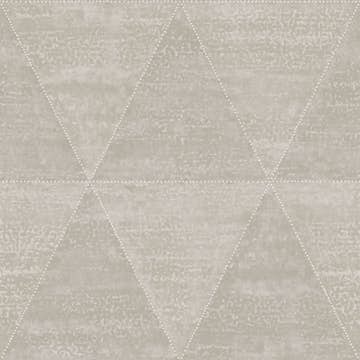 Tapet Origin Slitna Metalltrianglar Silver