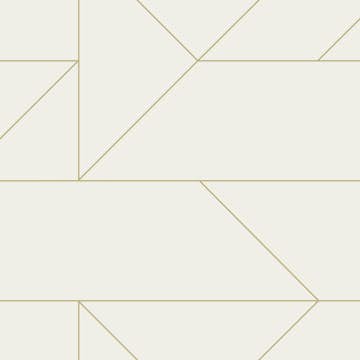Tapet Origin Grafiska Linjer Beige/Guld