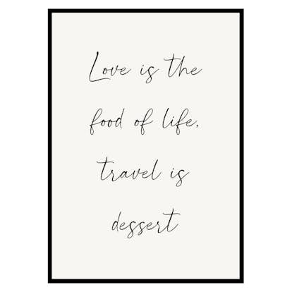 Poster Gallerix Food Of Life