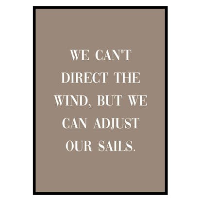 Poster Gallerix Adjust Our Sails