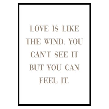 Poster Gallerix Like The Wind