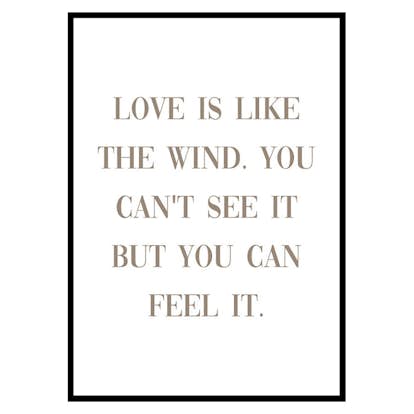 Poster Gallerix Like The Wind