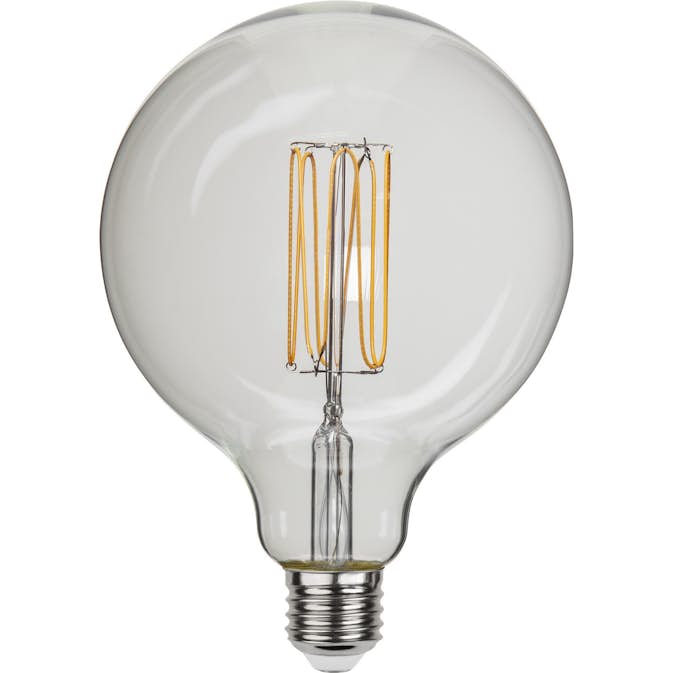 LED-lampa Star Trading E27 G125 Decoled Grace Clear