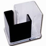 Pennhållare KEBA Dubbel G Svart/Transparent