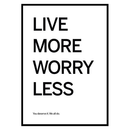 Poster Gallerix Live More