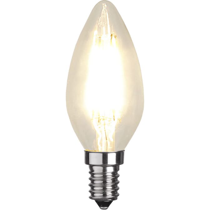 LED-lampa Star Trading Filament E14 C35 Klar Dimbar 4,2W 470lm