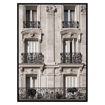 Poster Gallerix Parisian Building Facade