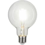 LED-lampa Star Trading Filament E27 G95 Klar Dimbar 4,2W 4000K