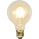 LED-lampa Star Trading Filament E27 G80 Soft Glow Dimbar 1,6W