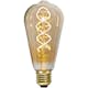 LED-lampa Star Trading E27 ST64 Decoled Spiral Amber Dimbar 3,2W