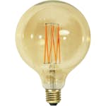 LED-lampa Star Trading E27 G125 Vintage Gold Dimbar