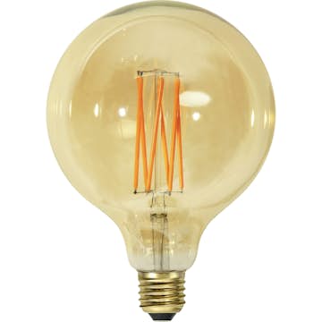 LED-lampa Star Trading E27 G125 Vintage Gold Dimbar