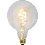 LED-lampa Star Trading E27 G125 Decoled Spiral Klar 3-step Memory Dimbar 4W