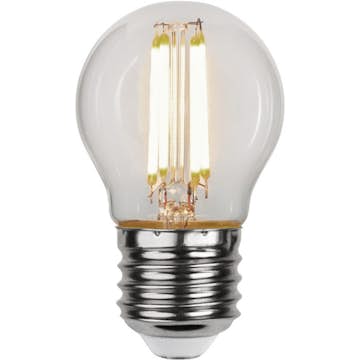 LED-lampa Star Trading E27 G45 Clear 3-step memory