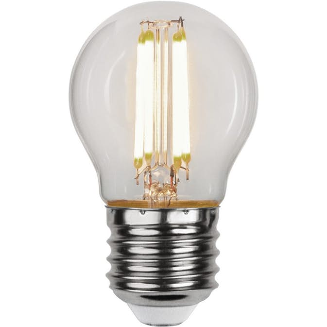 LED-lampa Star Trading E27 G45 Clear 3-step memory